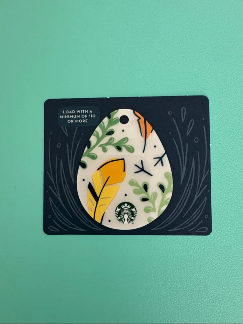 Starbucks unused no